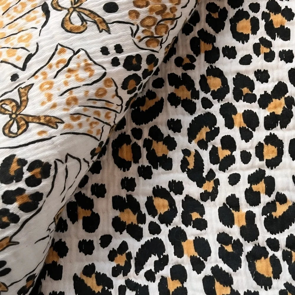 Envogue Cotton Gauze Ghost Cheetah Leopard Print Halloween Kitchen Towels